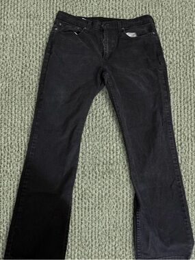 Levi's Black Straight Men’s Jeans 36 32”